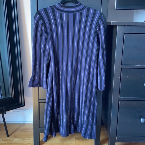 Ann Taylor Blue Striped Dress - Picture 4 of 4